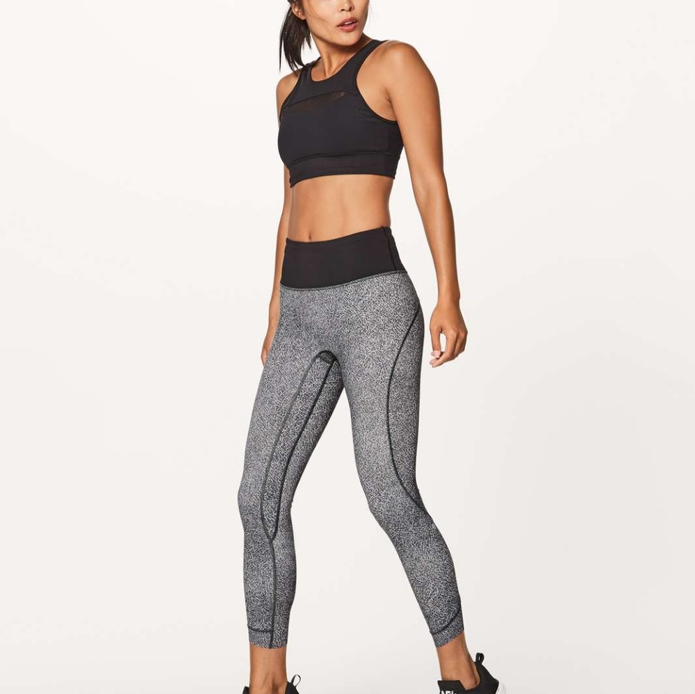 Lululemon leggings gray Run The Day Tight  Yoga